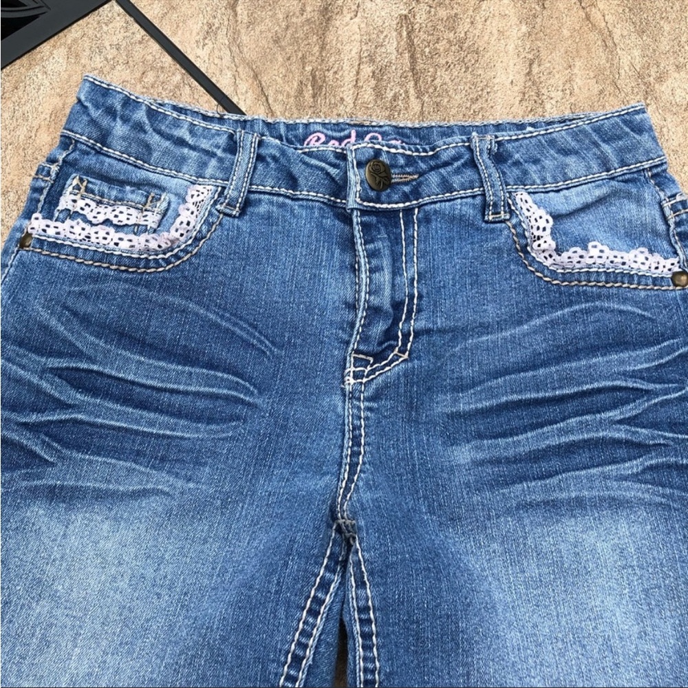 RED CAMEL girls denim shorts, size 12 (kids).